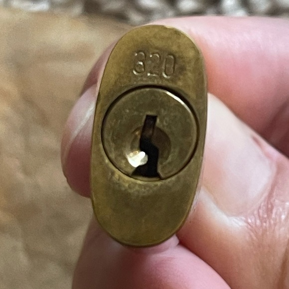 LOUIS VUITTON PADLOCK and 1 KEY GOLD BAG CHARMS - Picture 4 of 4